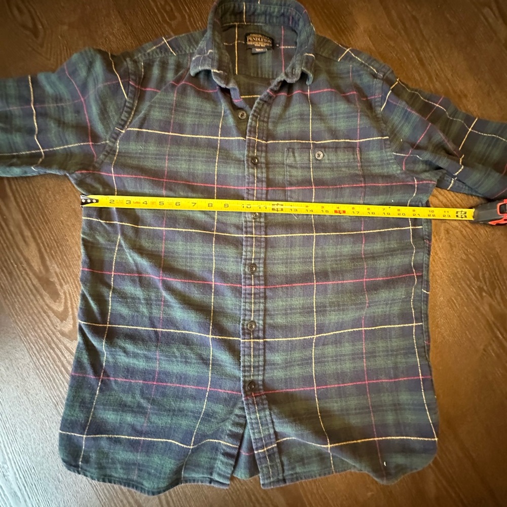 Pendleton Men's Multicolor Plaid collared Shirt - image 2